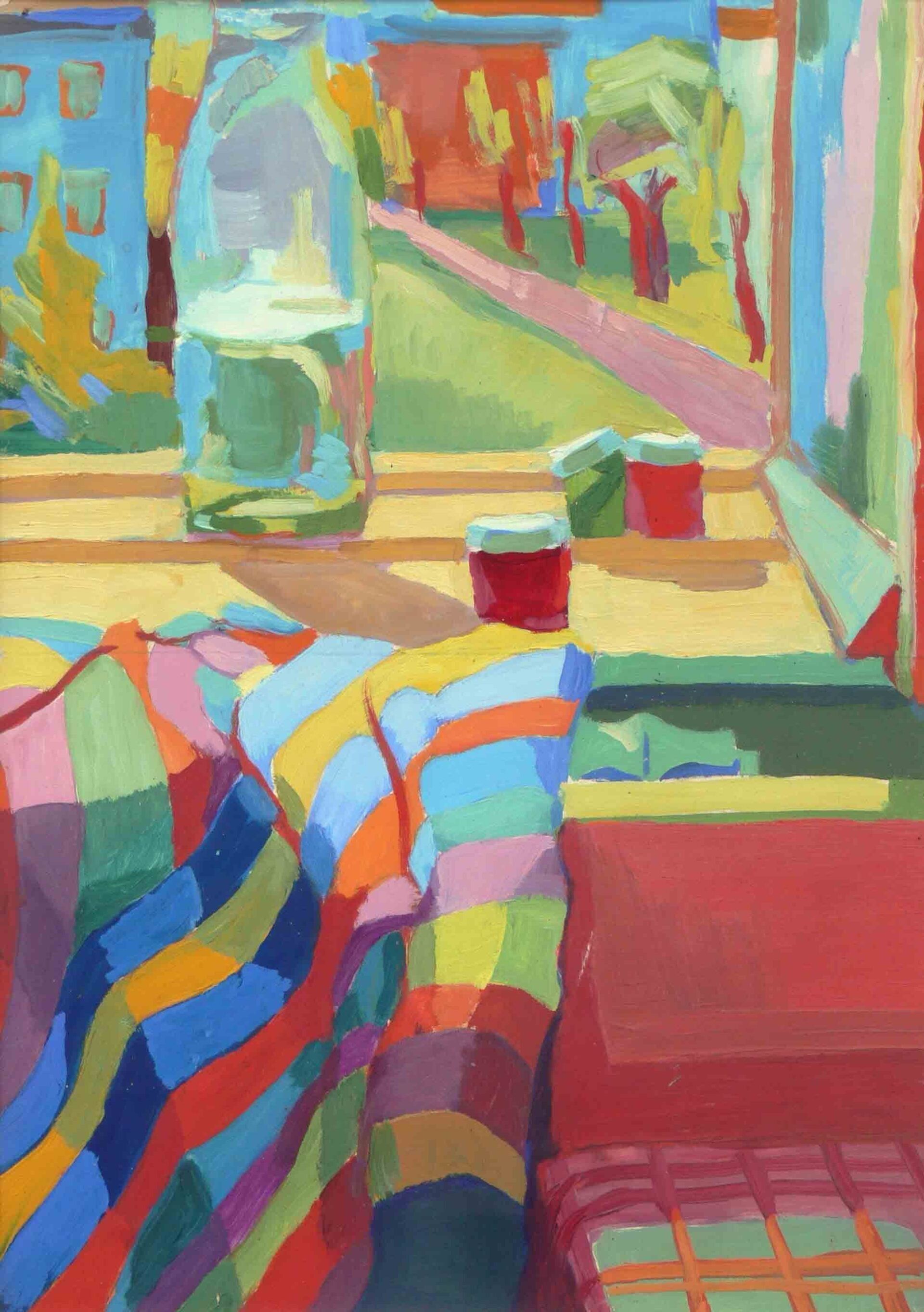 Chequered cloth still life by Mariusz Kaldowski