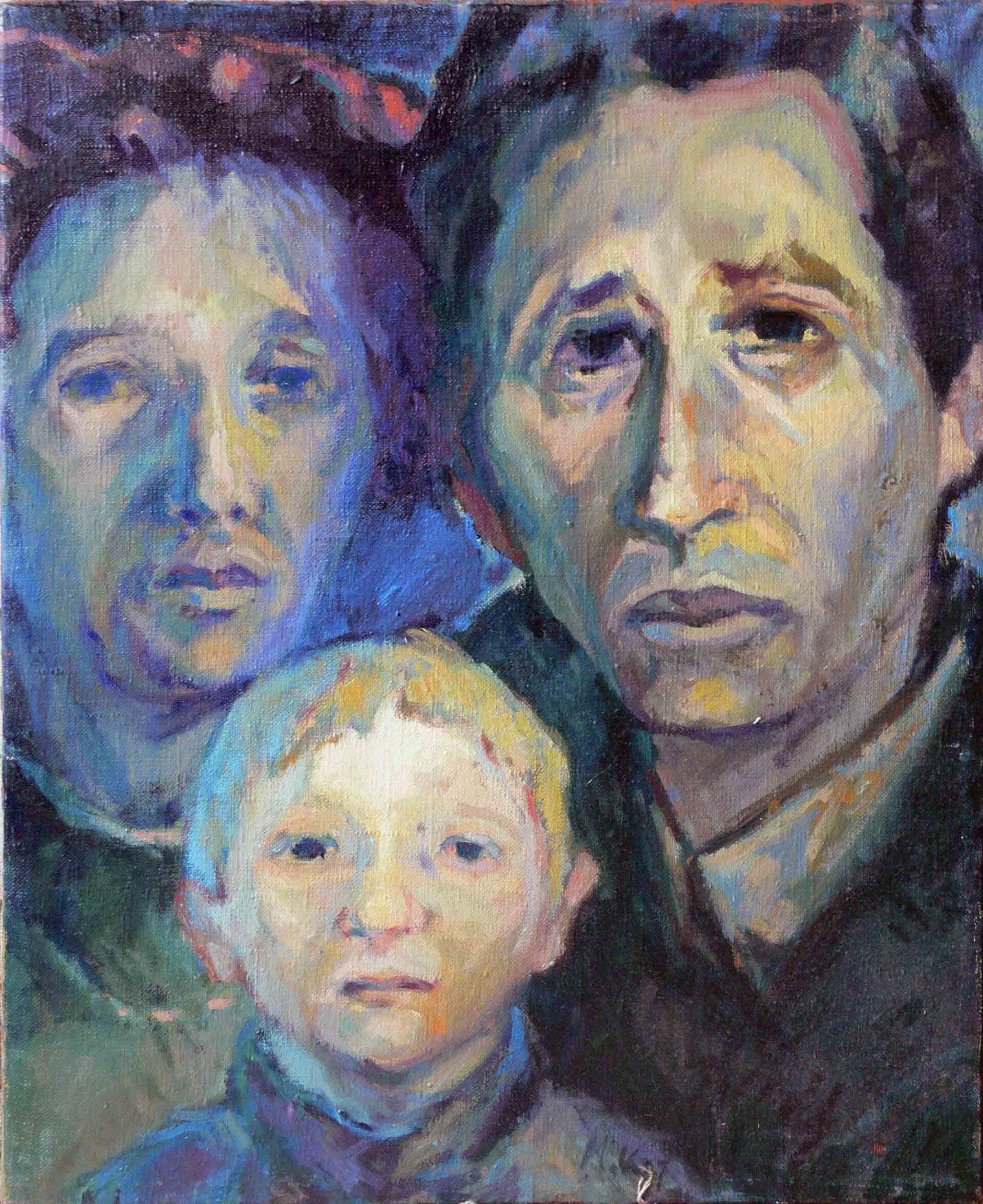 Archive figurative study of a family by Mariusz Kaldowski
