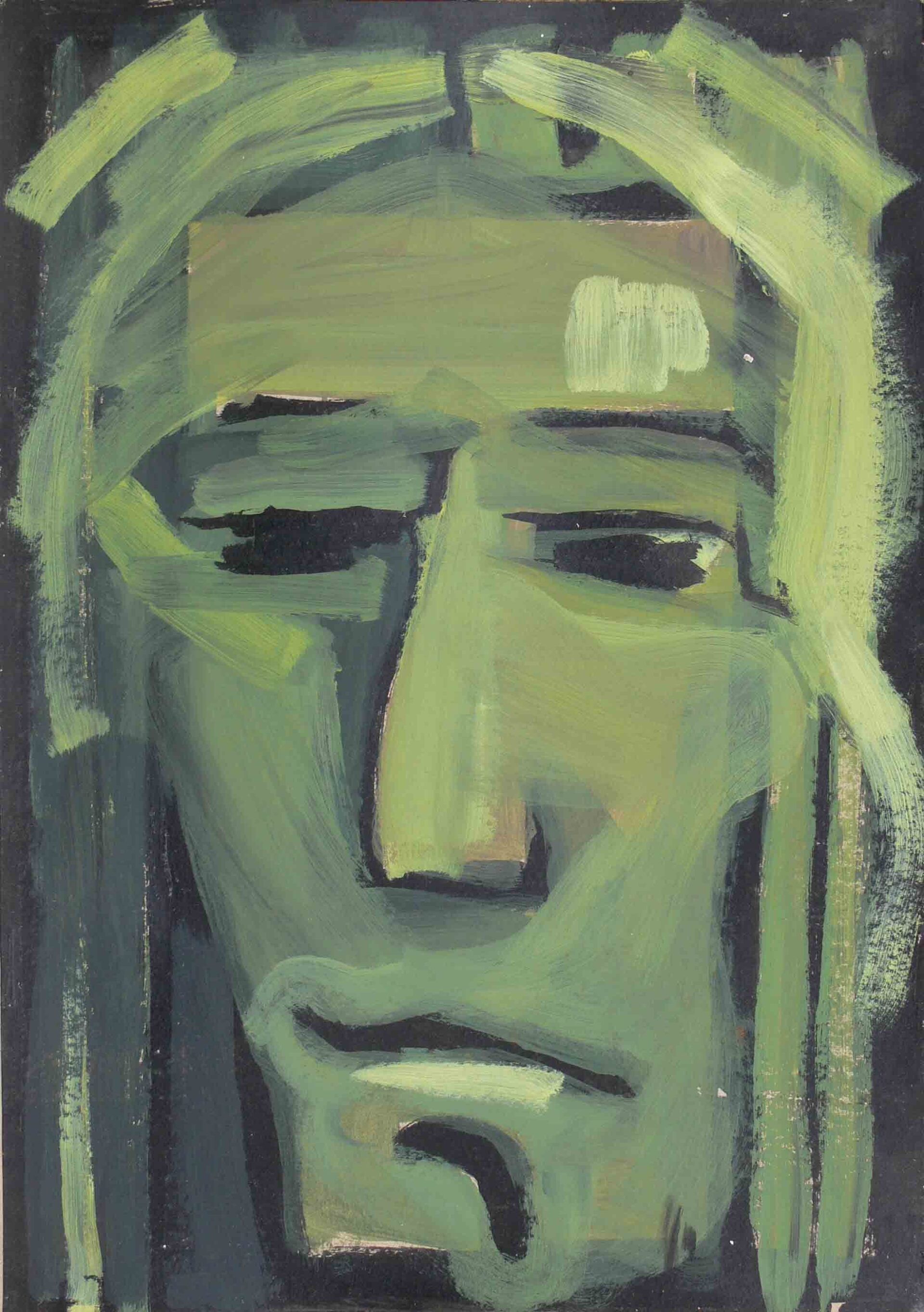 Geometric face painting by Mariusz Kaldowski