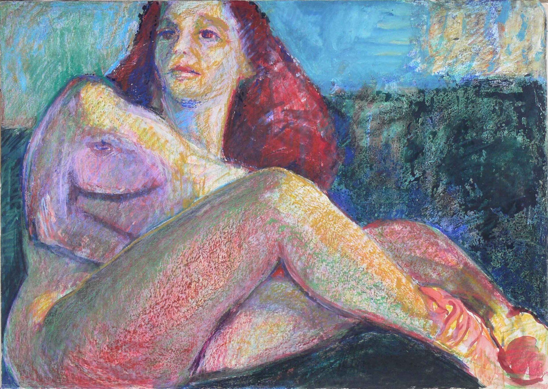 Figurative archive study of female nude by Mariusz Kaldowski