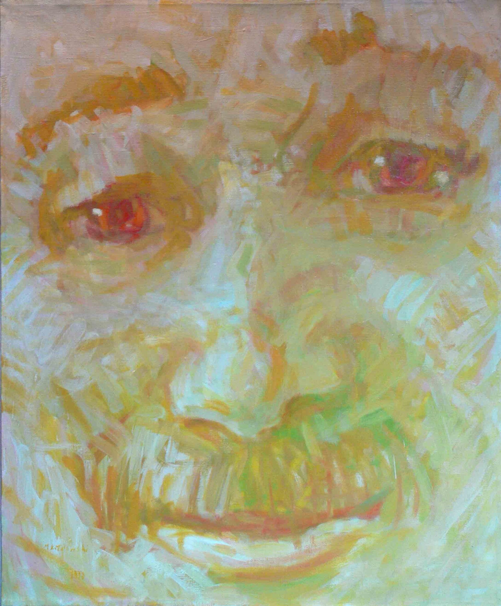 Male face close up from Mariusz Kaldowski archive.