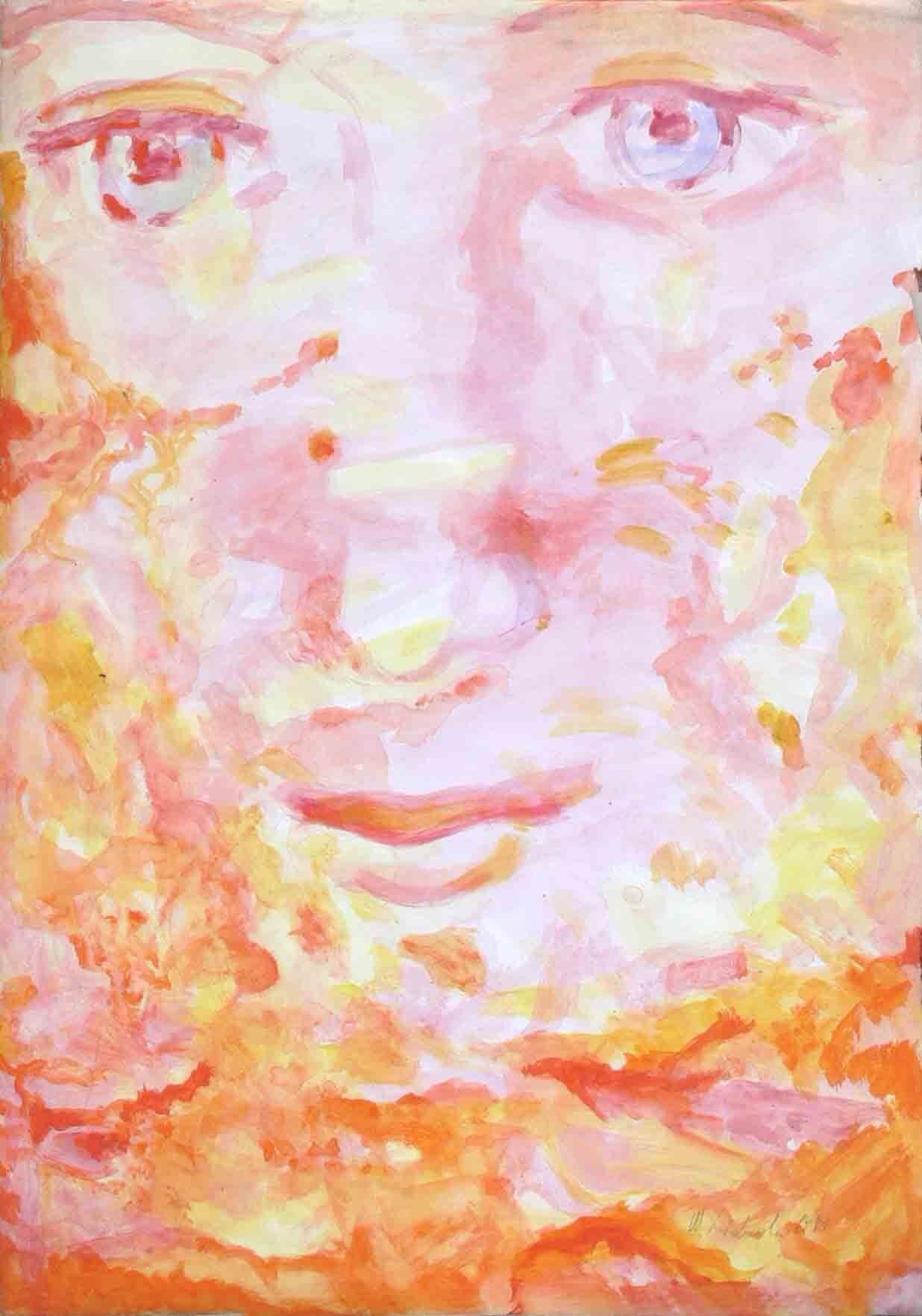 Impressionistic abstract portrait from Mariusz Kaldowski archives.