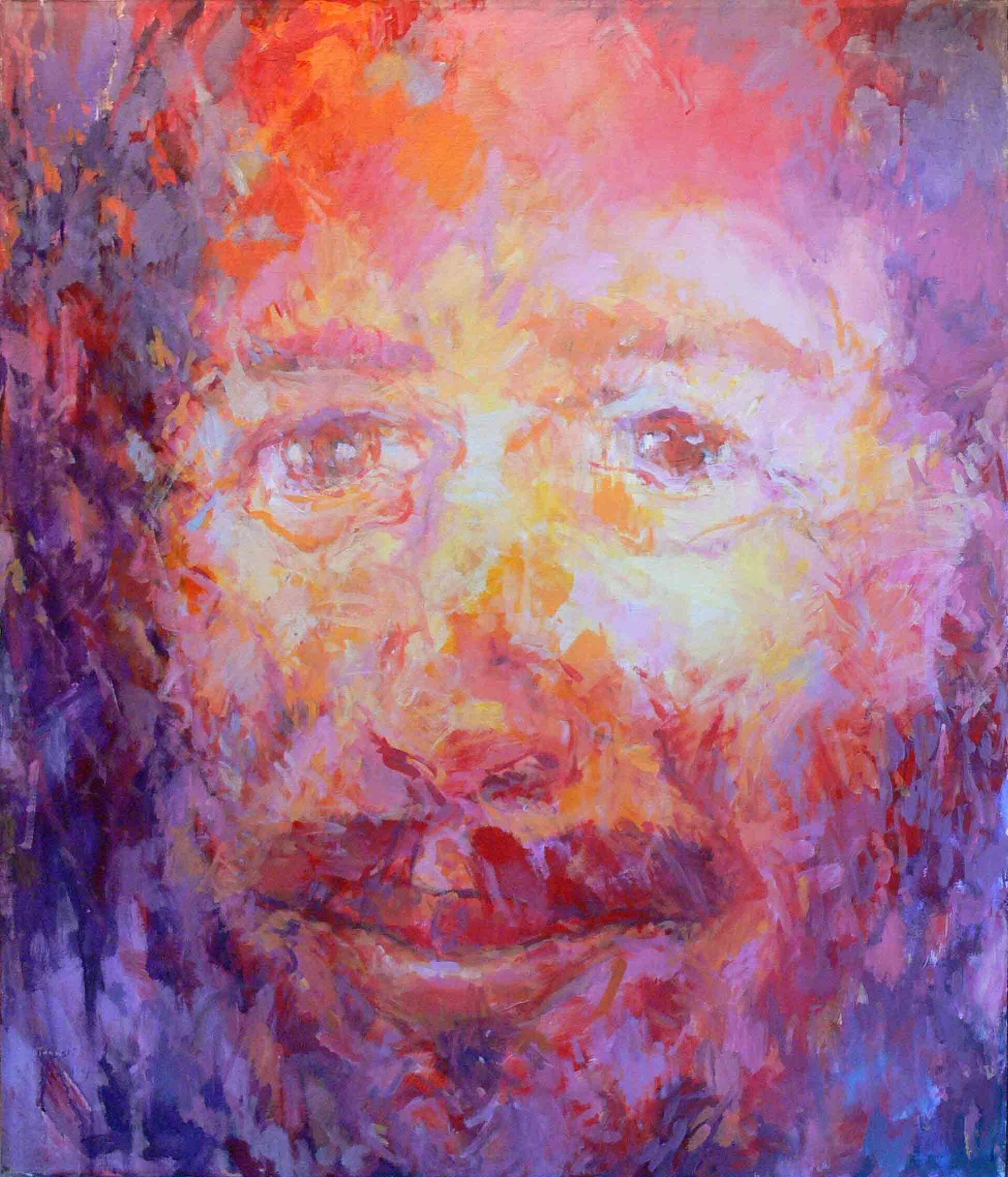 Figurative expressive archive painting by Mariusz Kaldowski