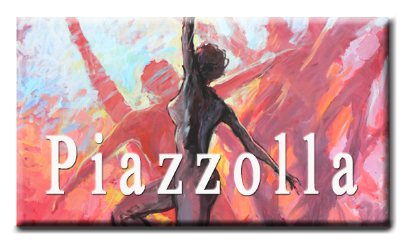 Painting 'Four Seasons' by Mariusz Kaldowski, inspired by Piazzolla tango music