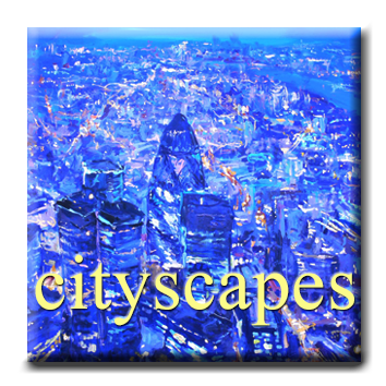 Mariusz Kaldowski cityscapes Mariusz Kaldowski painting of City of London