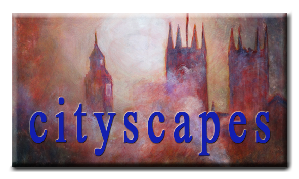 Painting 'London Westminster' by Kasia Kaldowski, acrylic on canvas
