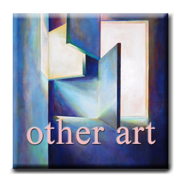 Kasia Kaldowski other art Kasia Kaldowski abstract painting with windows light and shadow