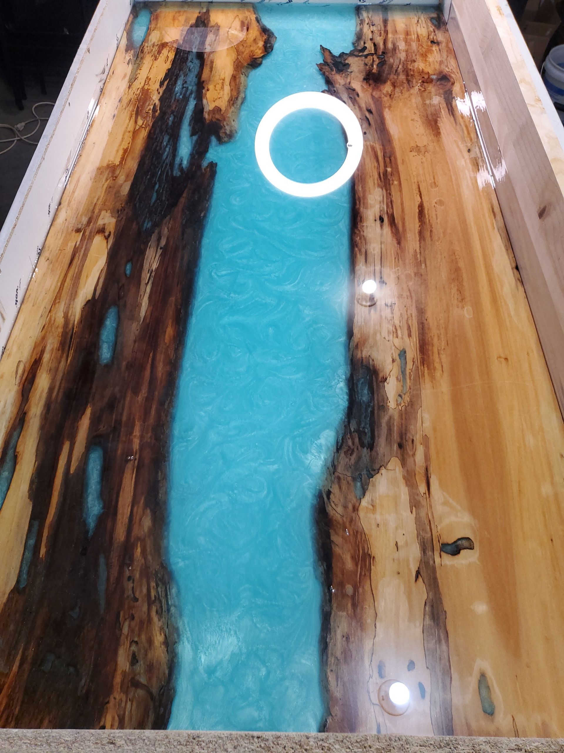 Custom Epoxy Gaming Table by UCWoods
