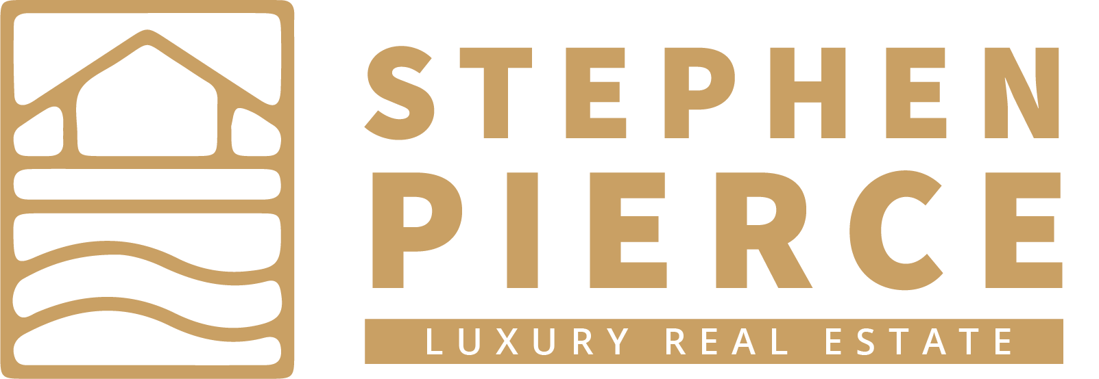 The logo for stephen pierce luxury real estate