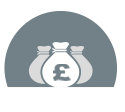 Cost-effective services icon