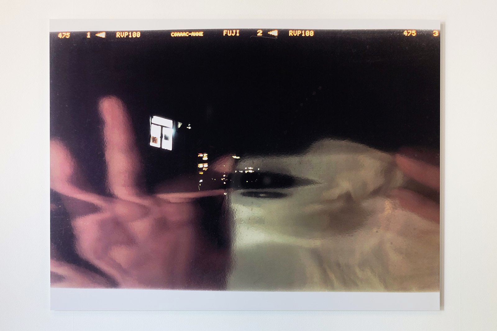  View from Kai Yuen Street, date unknown. Fujicolor RVP100F slide film (Kodak E100VS film discontinued), 120mm. (2019) 90x120cm. Digital c-print. Installation view. Photograph by Jessica Maurer. 