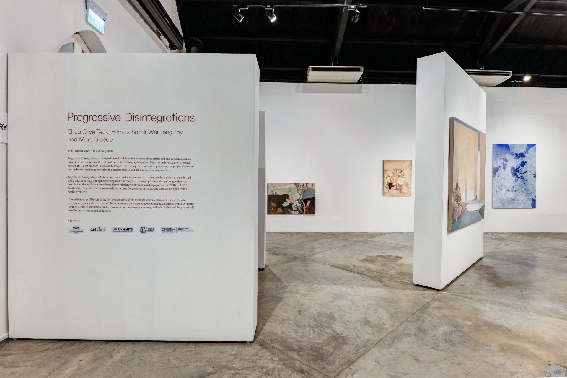  Installation view at Objectifs. Photo: Ken Cheong 
