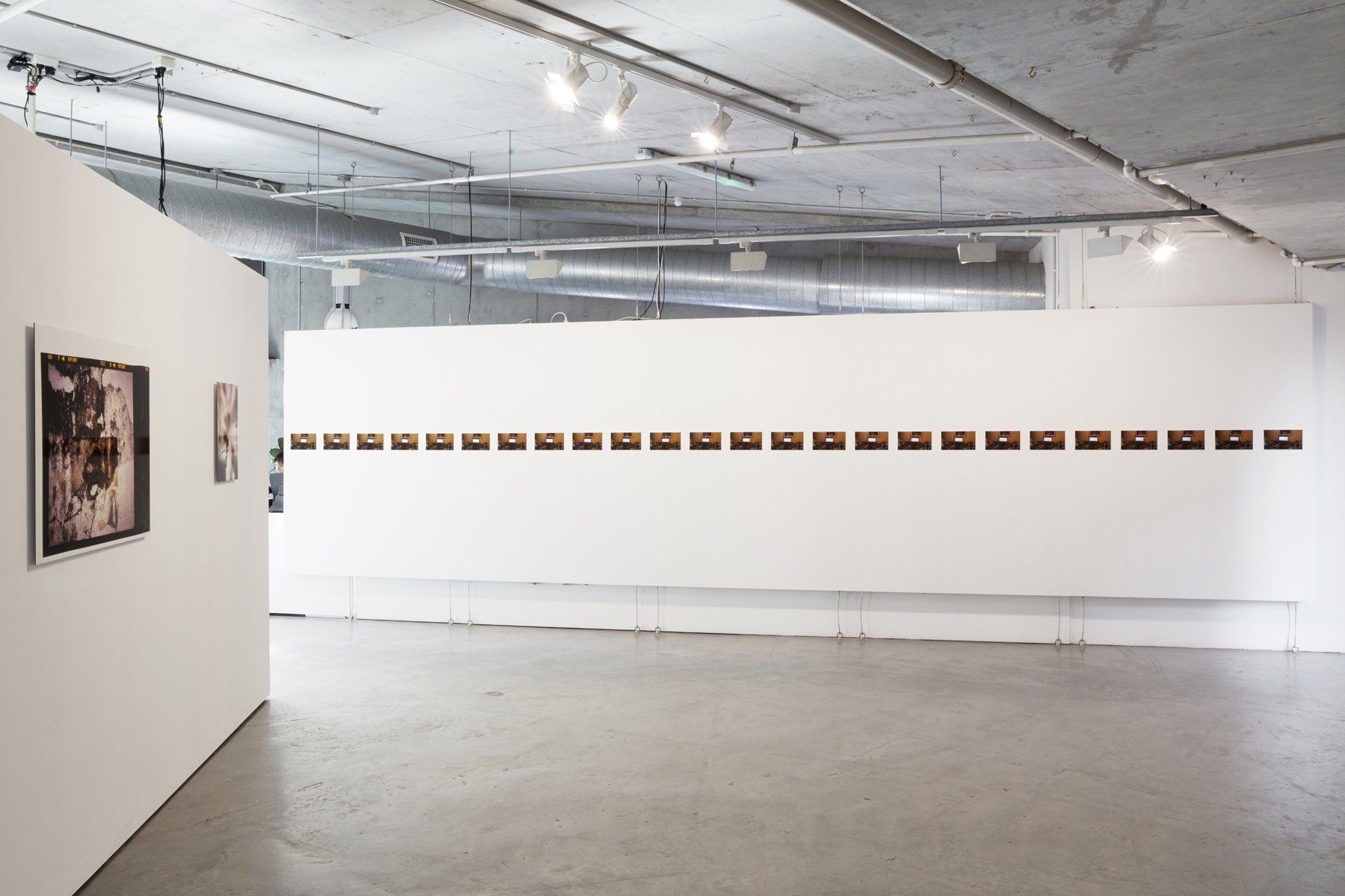  Installation view of Abridge at Verge Gallery. Courtesy Verge Gallery, photographed by Zan Wimberley. 