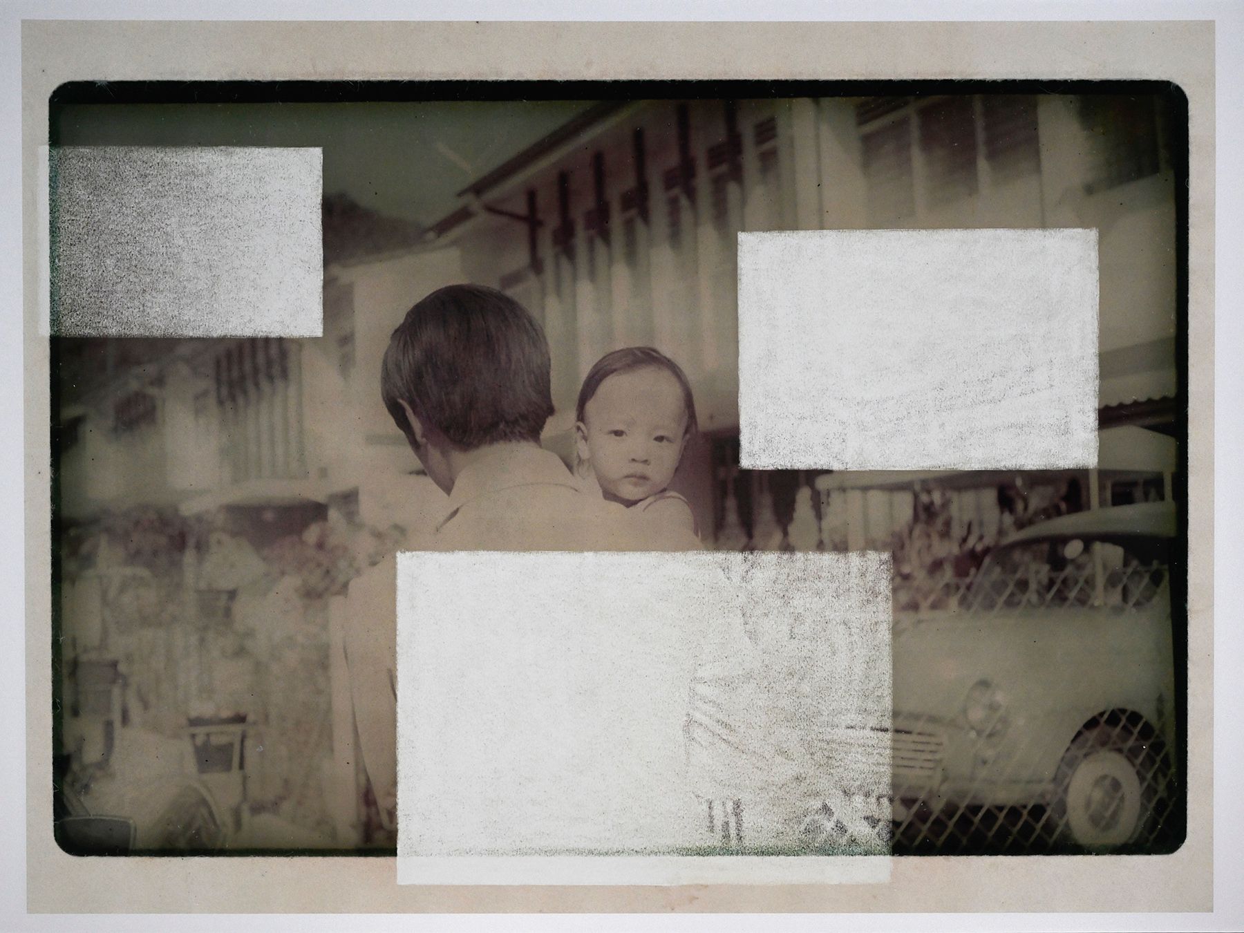 Sanded Penang, 600-1500 (2025). Hand-sanded archival pigment print. 75x100cm (29.53x39.37in)(image dimensions)