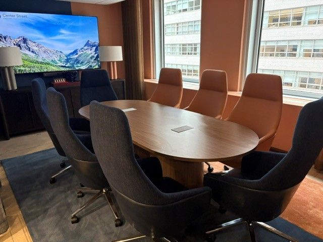 oval conference table