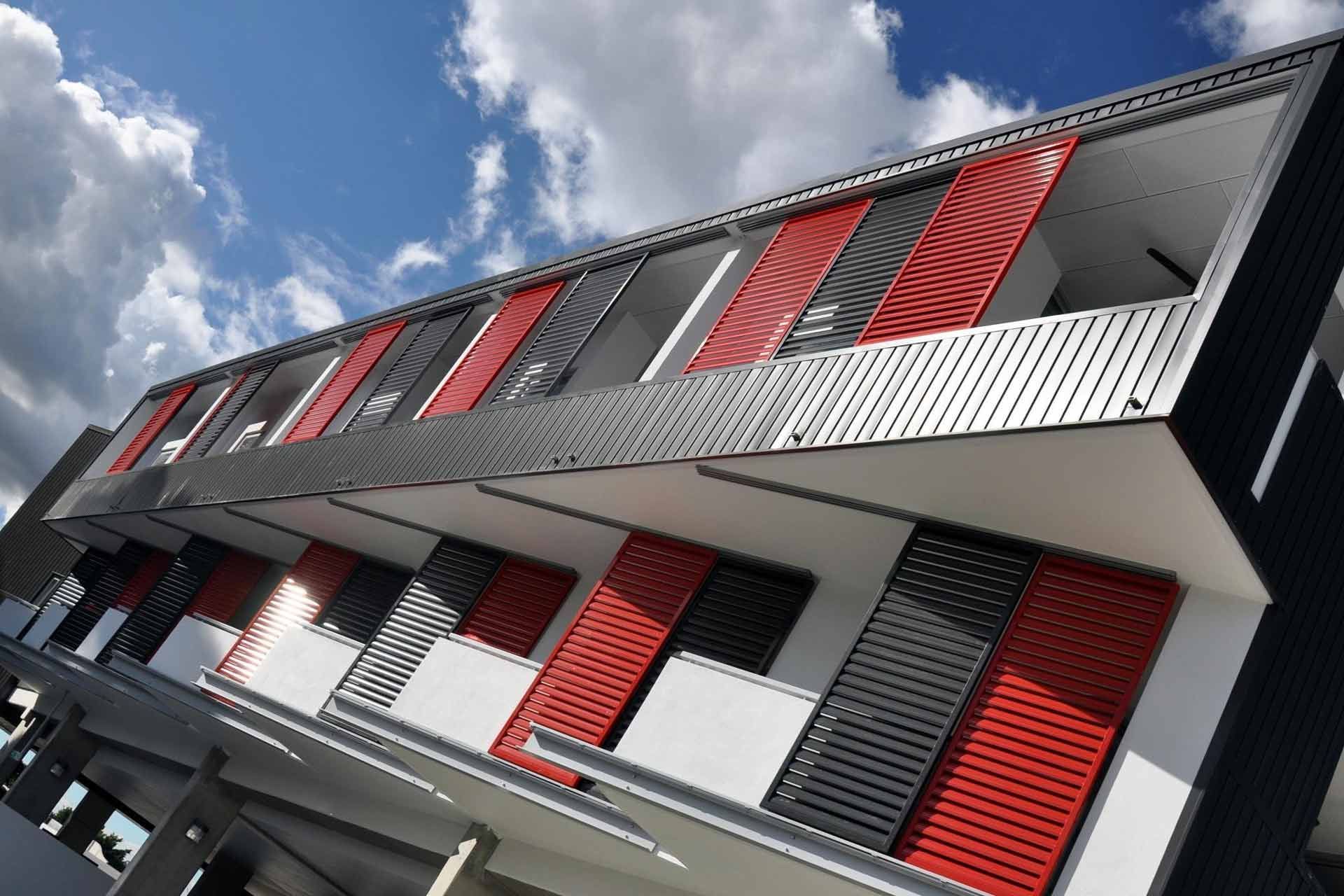 Black And Red High-quality Shutters