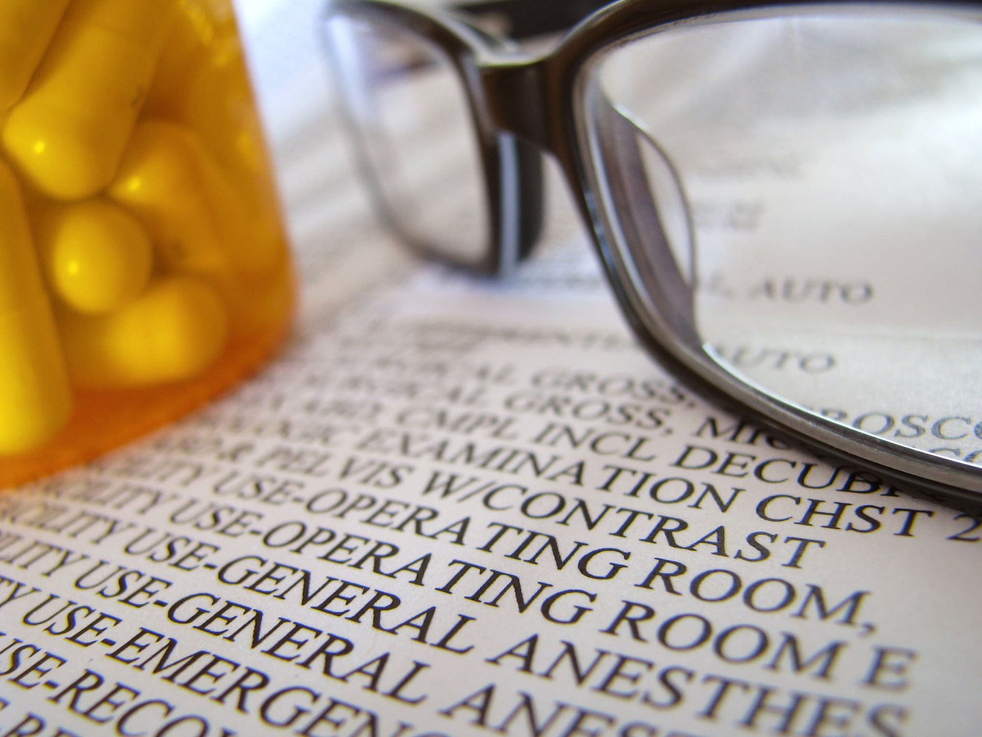 Eyeglasses And Pills