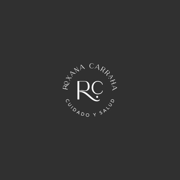 Logotipo con texto blanco 