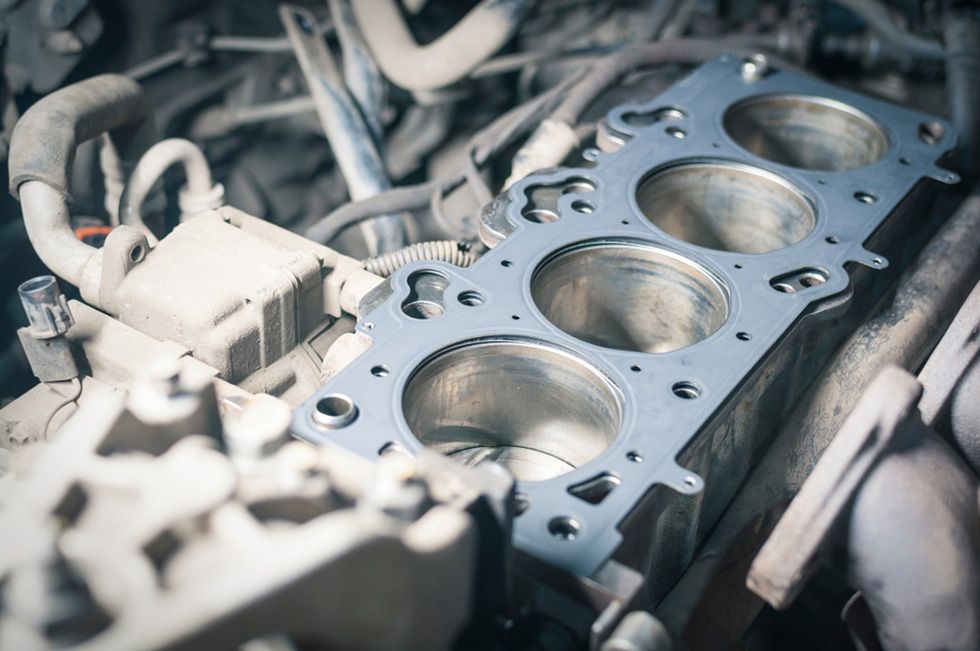 A Close Up Of A Car Engine With A Gasket On It — APPS Mechanical Port Macquarie In Port Macquarie, NSW