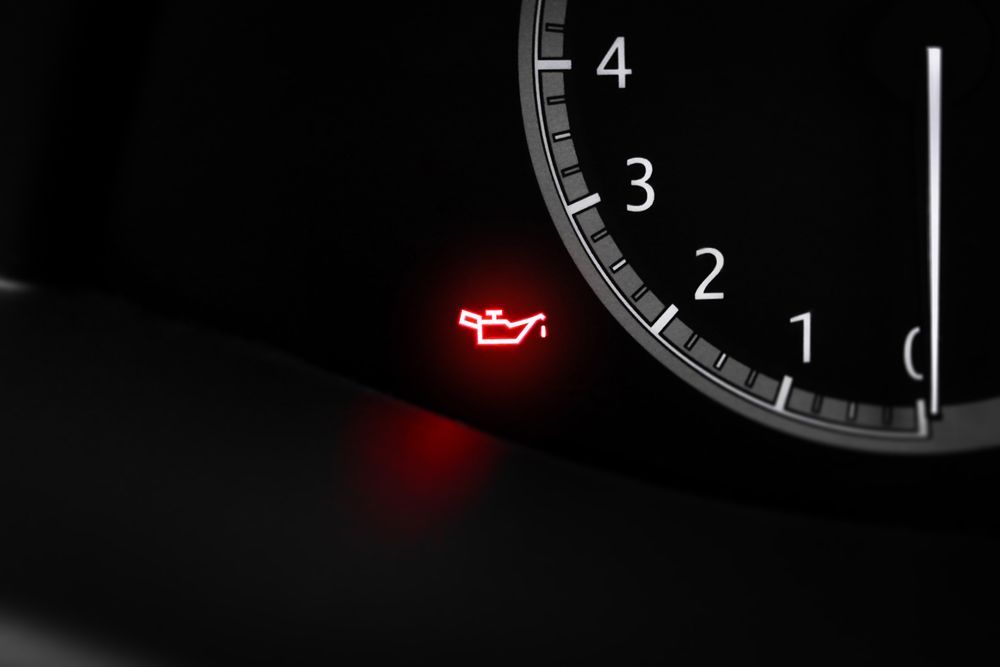 Vehicle Warning Sign for Oil Pressure