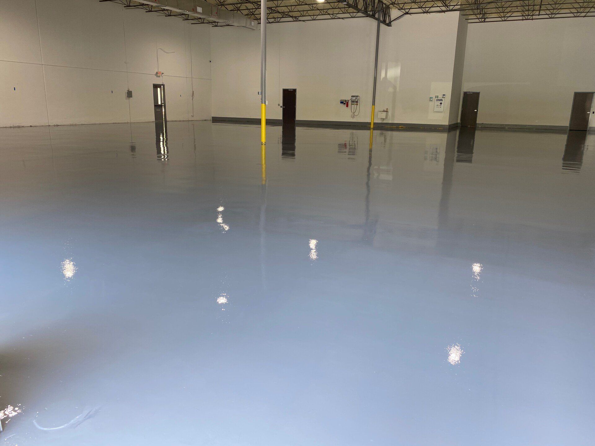 Epoxy Floor Coating in Commercial Space
