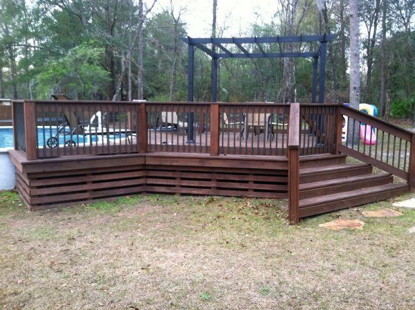 Custom Deck Near Pool — Orange Park, FL — Custom Quality Builders LLC