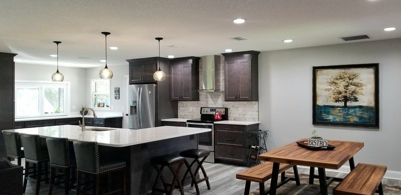 Contemporary Kitchen Remodel by Custom Quality Builders LLC project photo