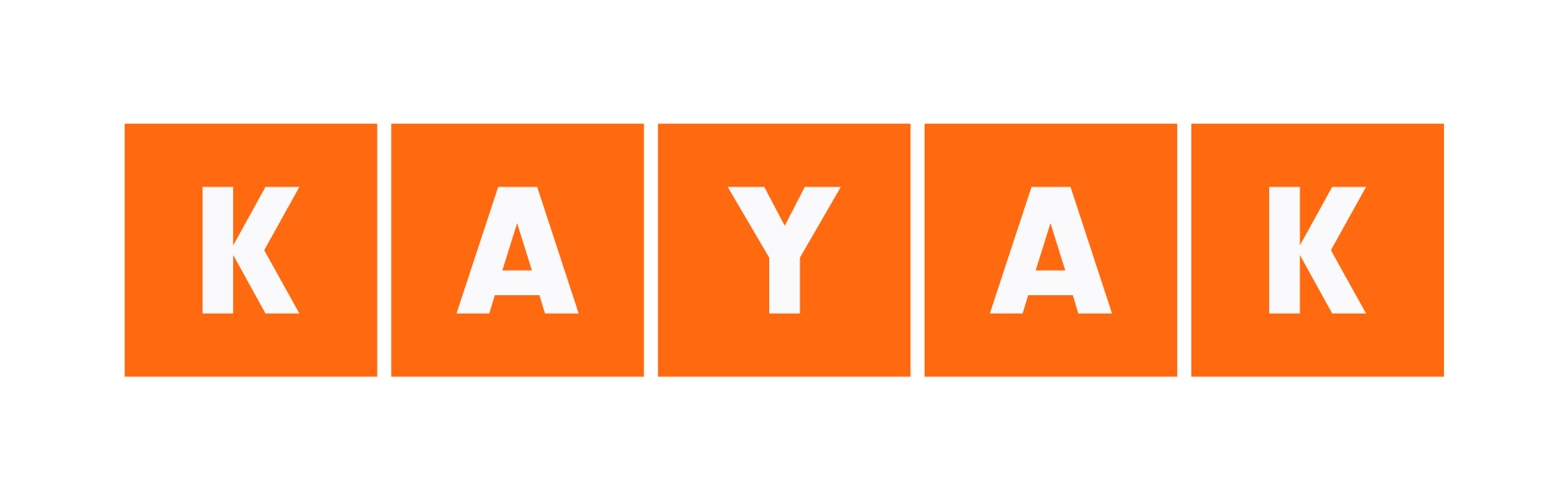 Kayak travel search engine logo.