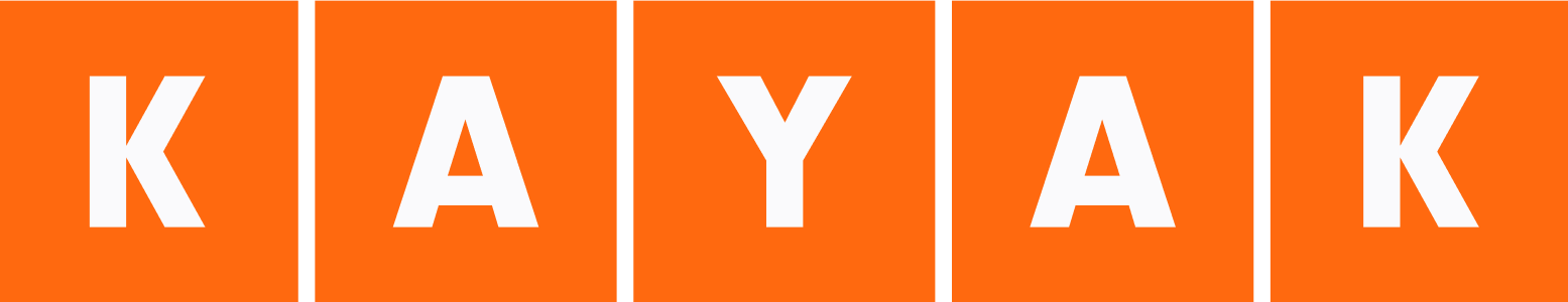 Kayak travel search engine logo.
