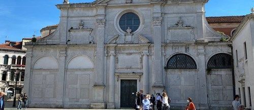 Facade of the Church of San Stae.