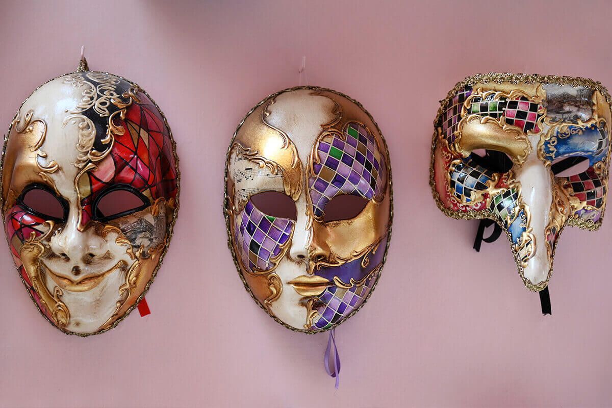 Traditional Venetian masks