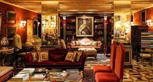 Luxury Venetian hotel interior