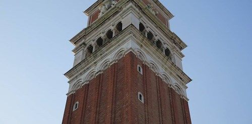 Close-up of the Campanile di San Marco