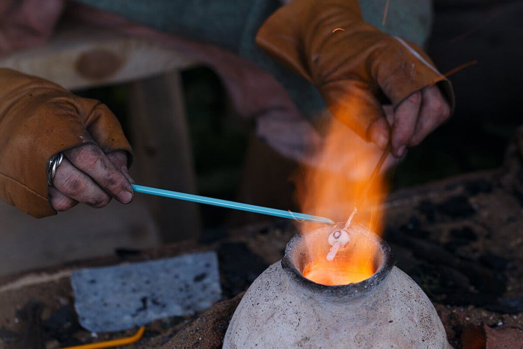 Murano glass making