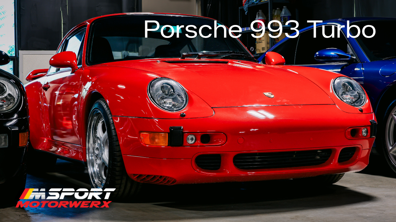 Restored Speedline wheel on an air cooled Porsche 911 Turbo at M Sport Motorwerx
