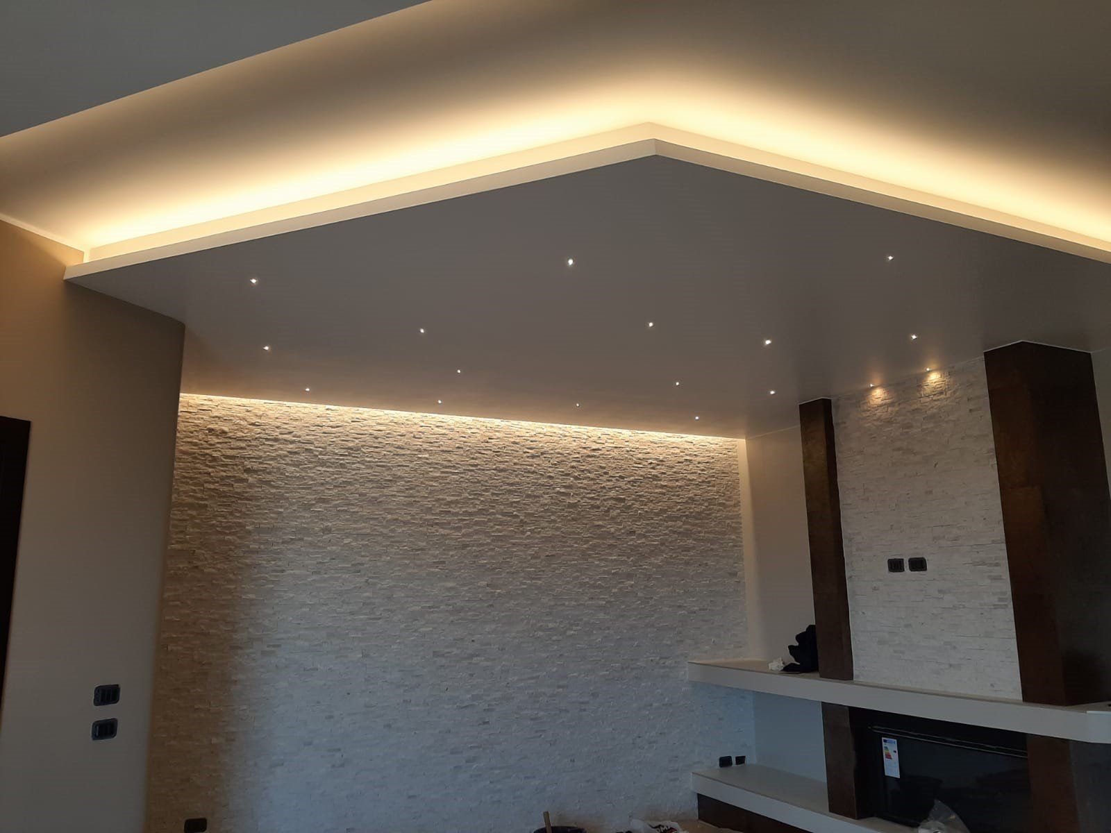 particolare dell'illuminazione