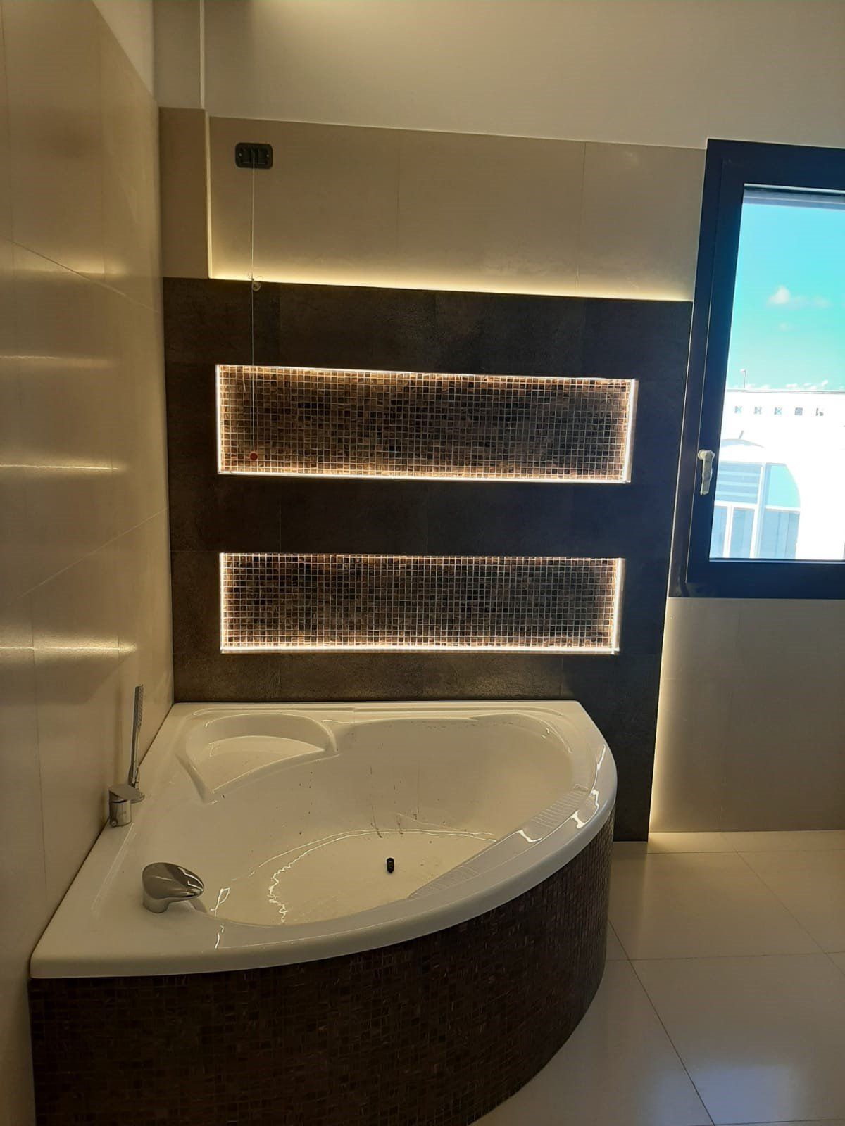 vasca illuminata