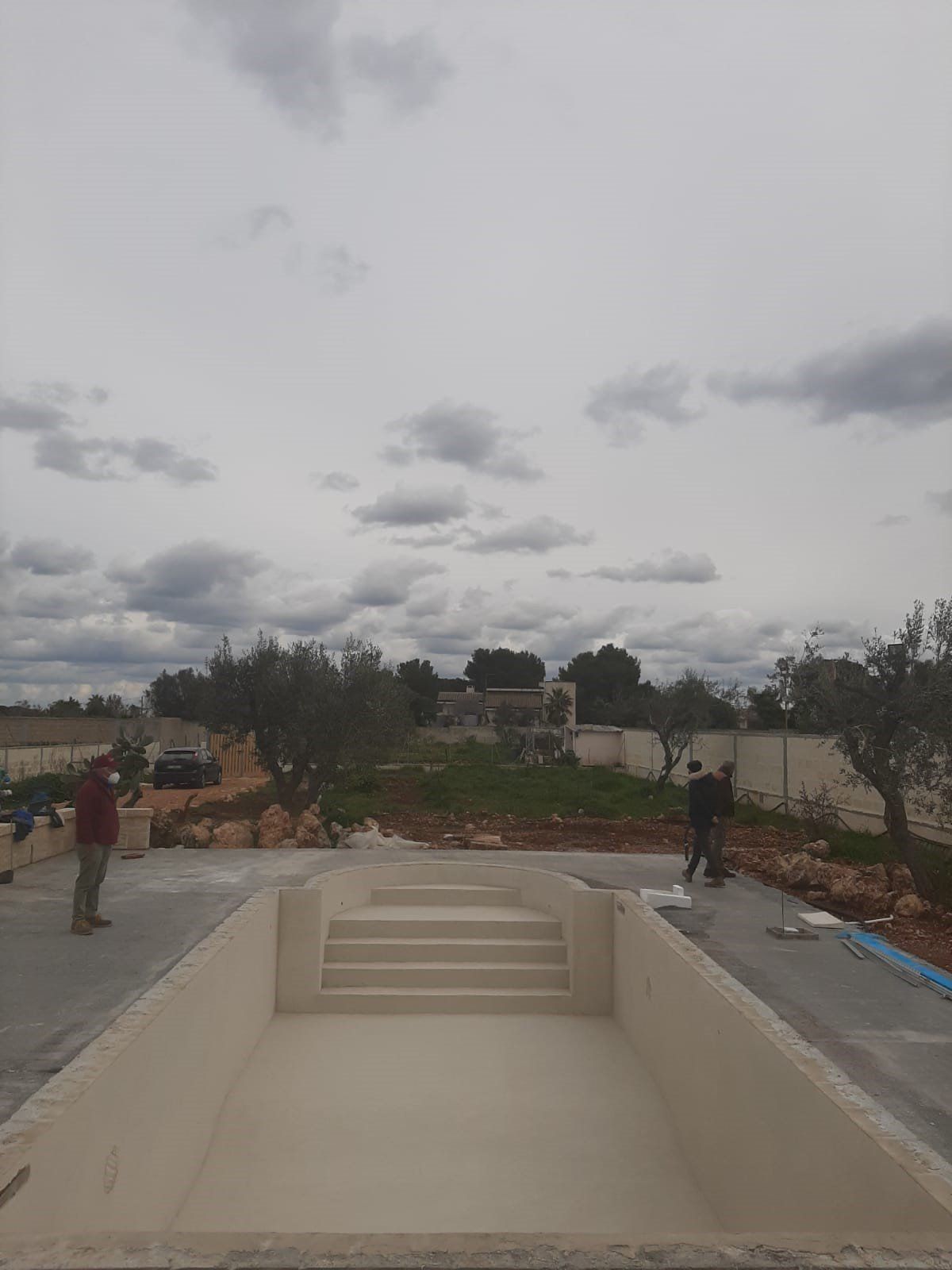 lavori realizzazione piscina