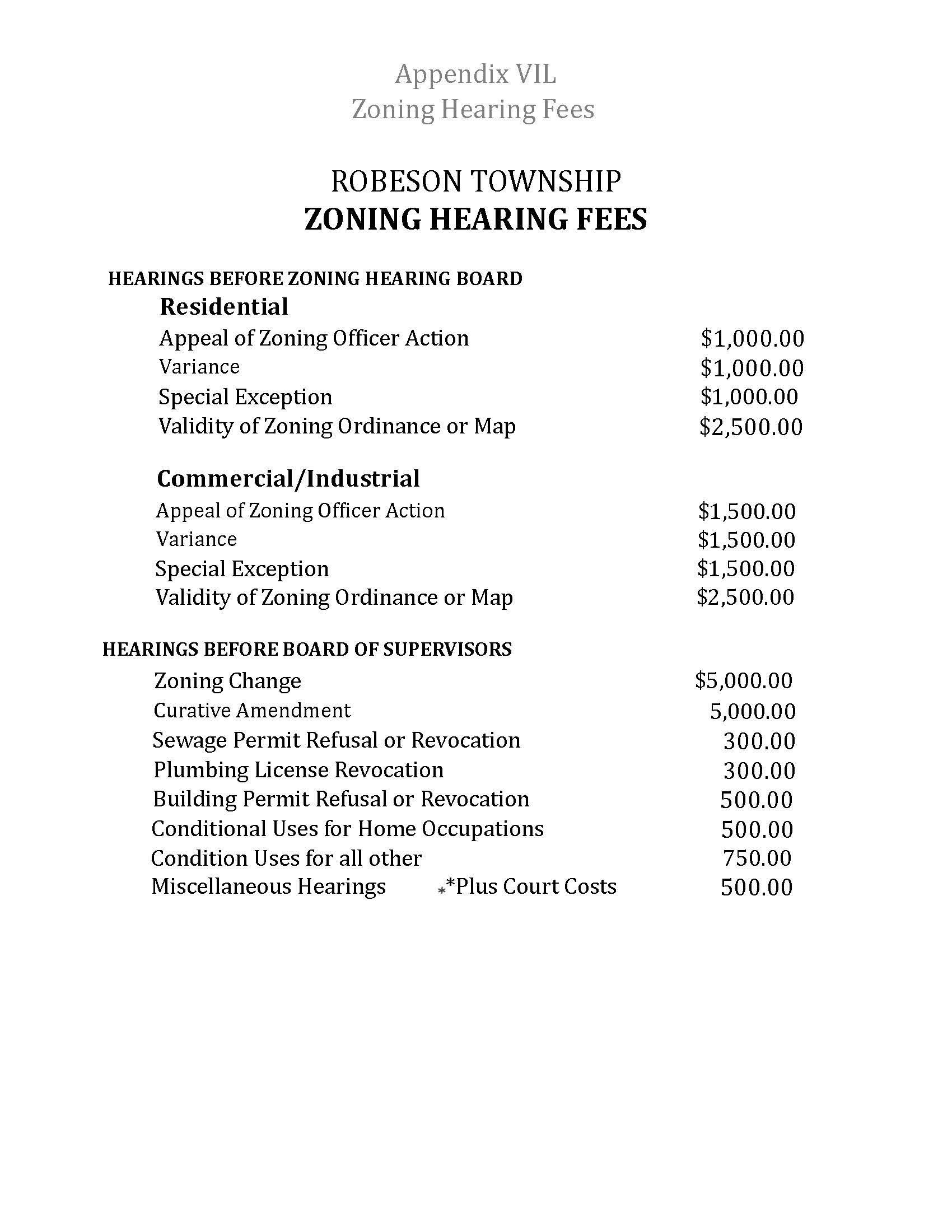 OPEN RECORDS | Township of Robeson