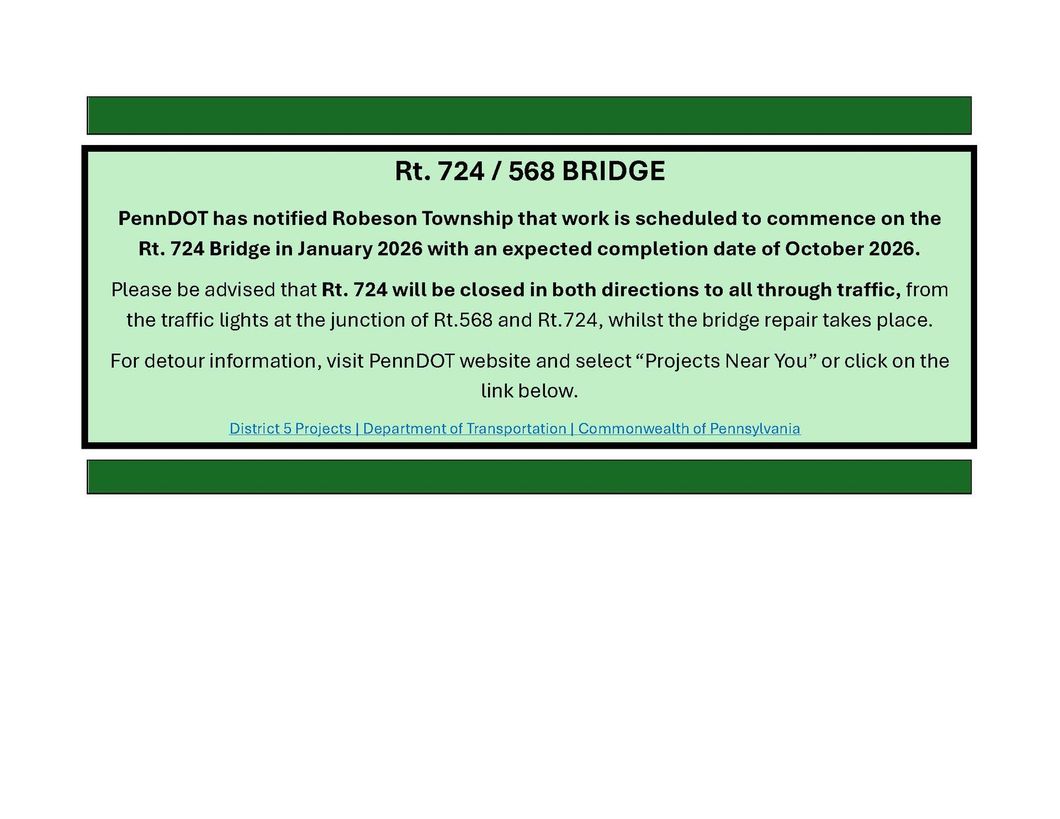 Rt. 724 / 568 Bridge
