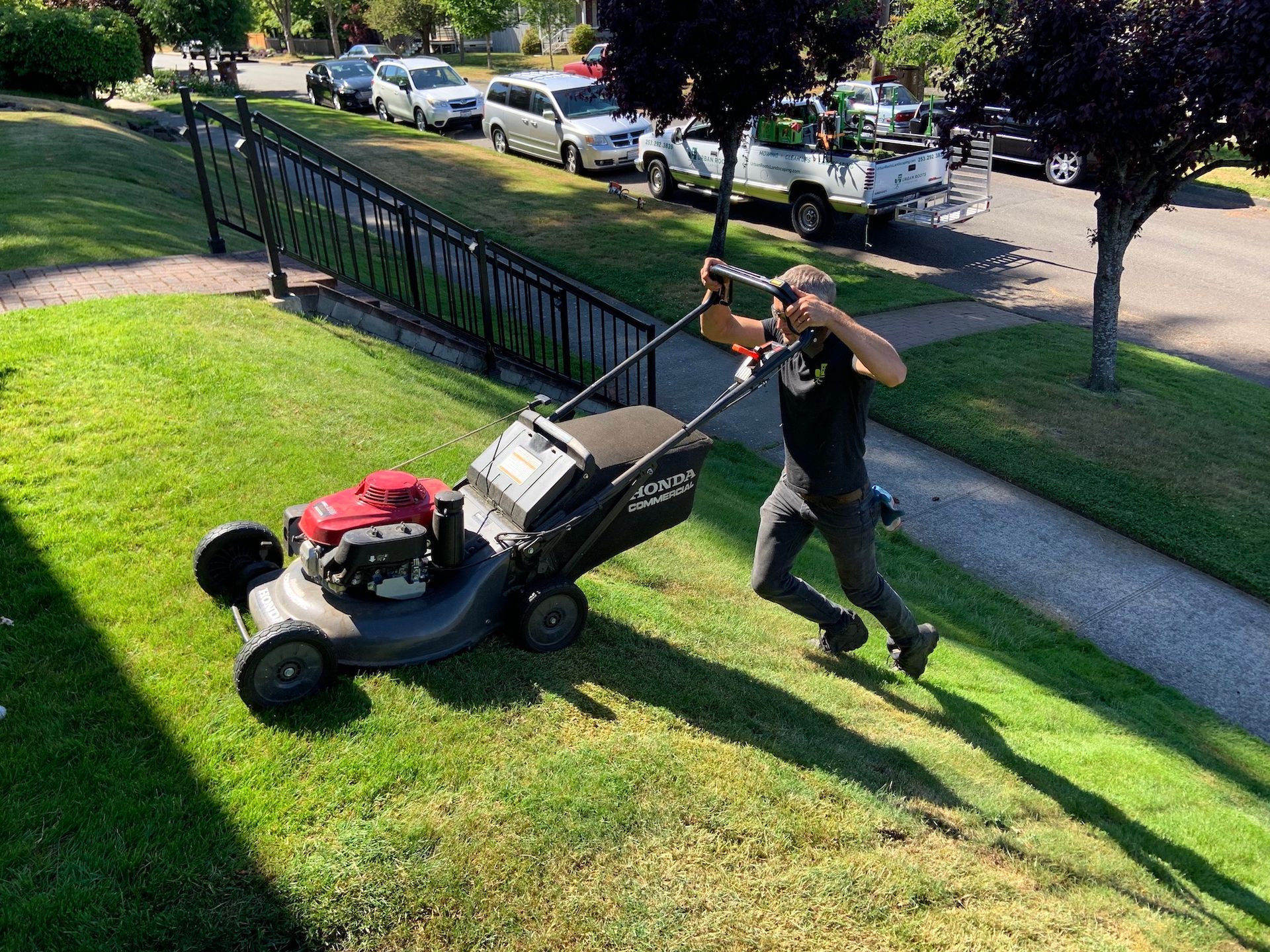 lawn mowing