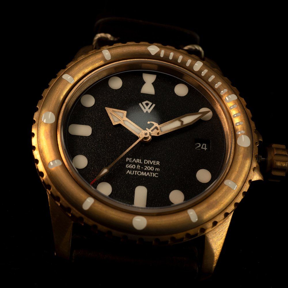 A watch that says automatic on the face