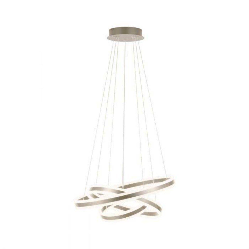 lampadario con cerchi intrecciati