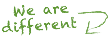 says we are different with arrow says we are different with arrow