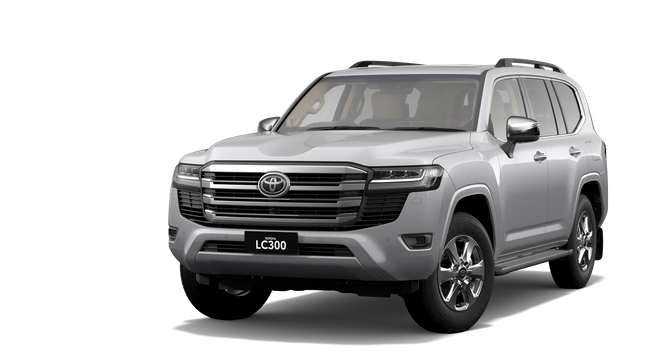 A silver Toyota Landcruiser