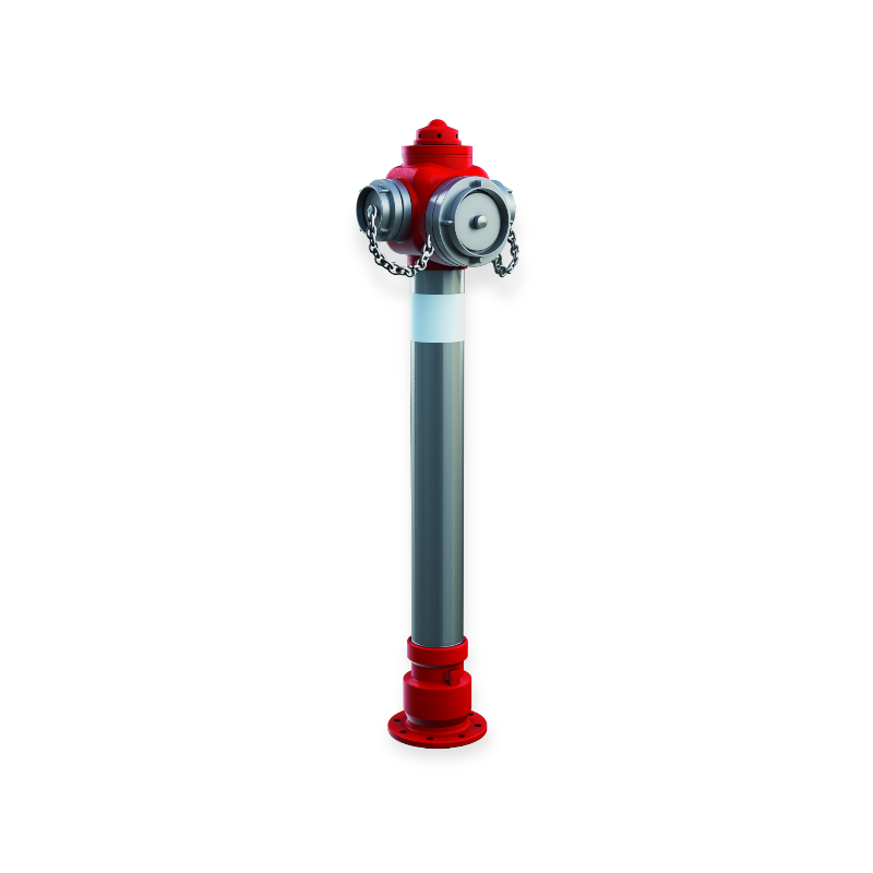 Bovengrondse brandkraan hydrant DN100 met enkele of dubbele afsluiting