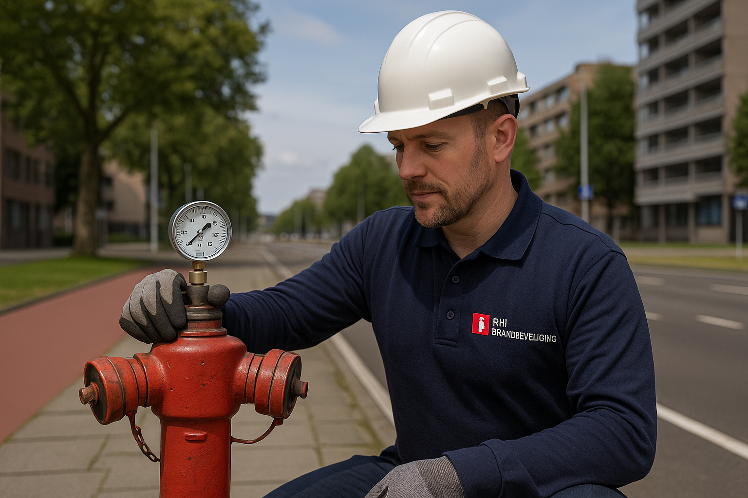 Inspectie van brandkranen in Rotterdam door RH Brandbeveiliging