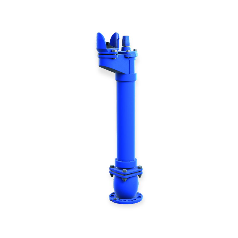 Ondergrondse brandkraan hydrant DN80 met dubbele kogelsluiting