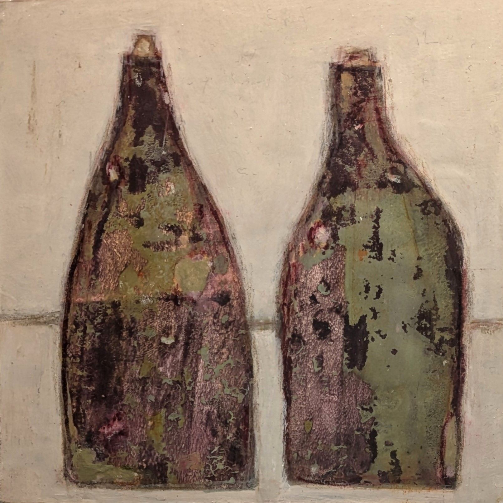 Vessel 6 Mixed Media on Board 11.5cm x 11.5cm £120