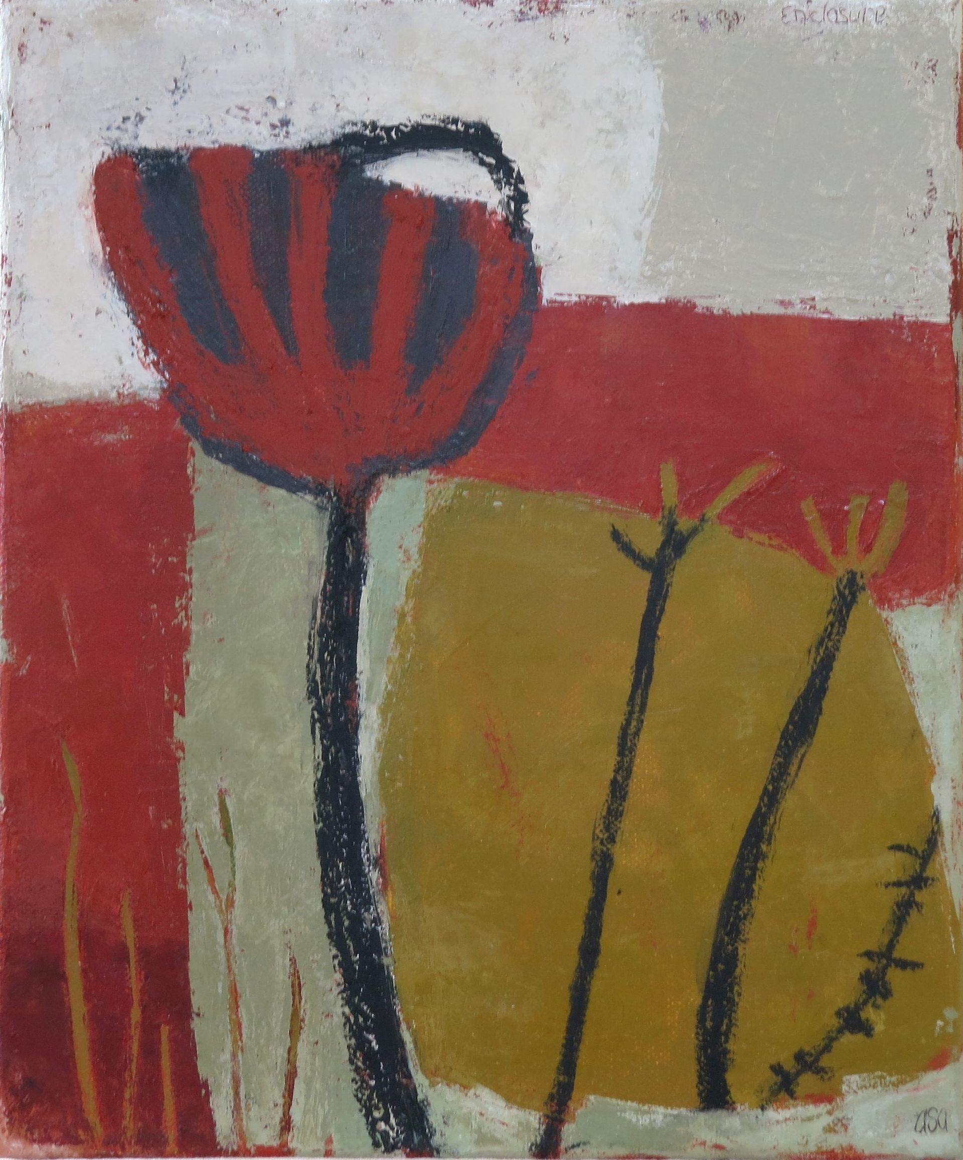 Enclosure Oil on Canvas 30cm x 25cm £1,400